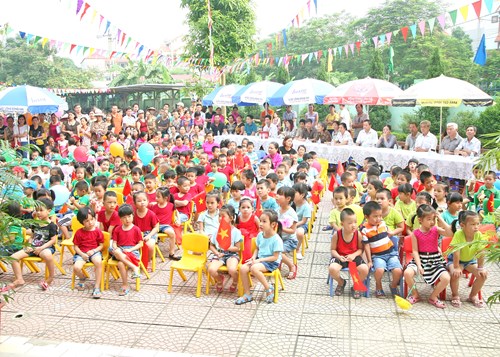 Ngày 5/9/2016 Trường mầm non Thượng Thanh tổ chức khai giảng năm học mới 2016 - 2017.